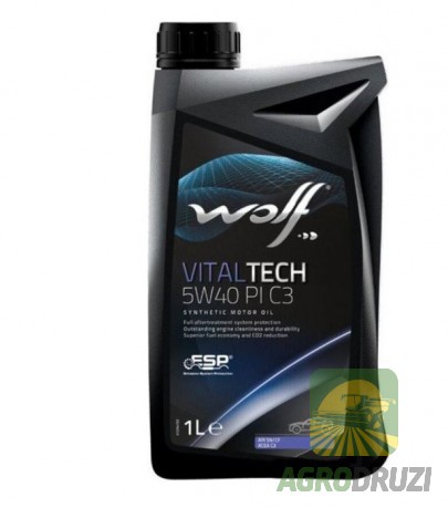 Масло Wolf 5W40 (синтетика) PI C3  1л