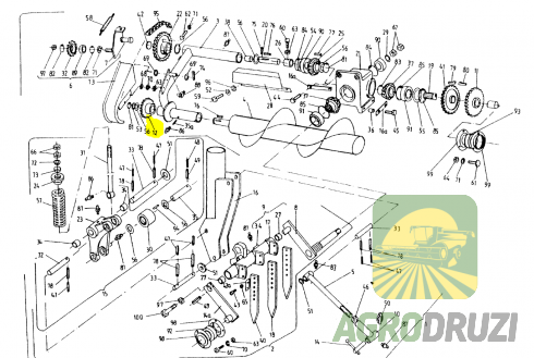 Зірочка приводу шнека Sipma Z19 (аналог) 2023-060-580