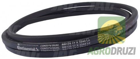 Ремінь двосторонній шестигранний bb125 17/17x3244Le Continental