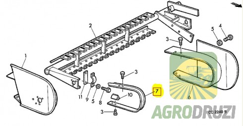 Направляюча пружин JOHN DEERE  E41839