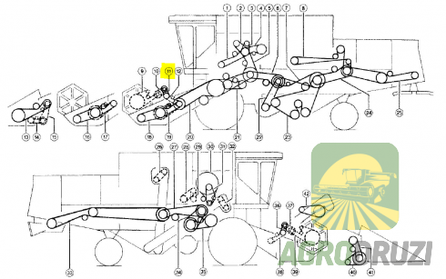 Ремінь мотовила GATES 40x920La Claas 670224