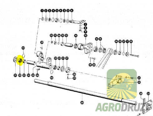 Підшипник голковий JHB 45x52x18 Claas 238941