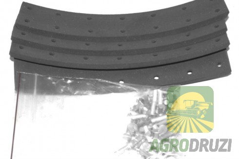 Комплект накладок гальмівних із заклепками (4шт) 1700867M1