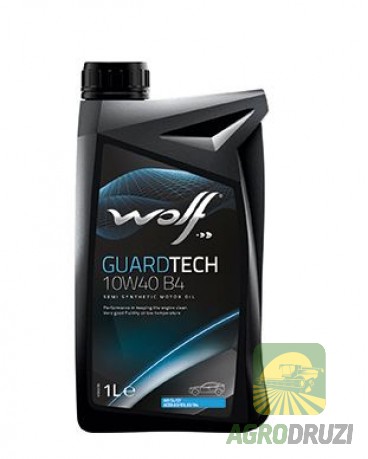 Масло 10W40 B4 (напівсинтетика) Wolf Guardtech (1л)