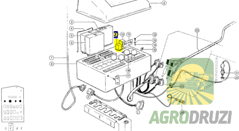Реле електрообладнання Claas, John Deere 604029