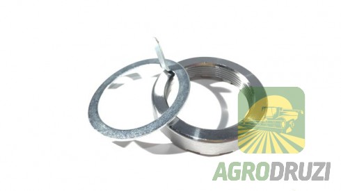 Гайка корончаста M45x1.5mm + шайба з вусиком Claas 500891