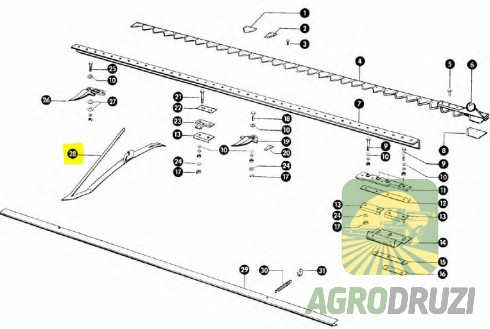 Стеблепідіймач  610290 CLAAS