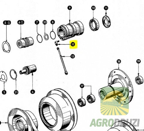 Коліно варіатора Orіginal CLAAS 751214