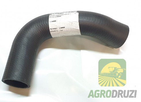 Патрубок шланг радіатора верхній d=36/36mm John Deere L34898