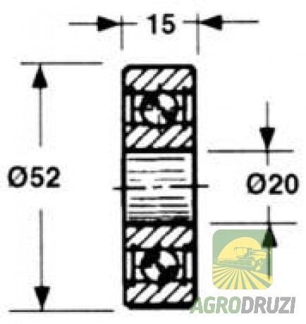 Ролик BAUTZ: Compact 410-460