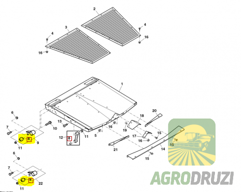 Втулка гумова сайлентблок John Deere AH125200