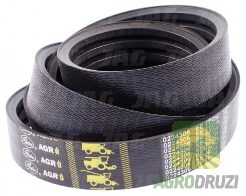 Ремінь трьохклиновий 3HB3530La Gates 0224306 John Deere Z43890