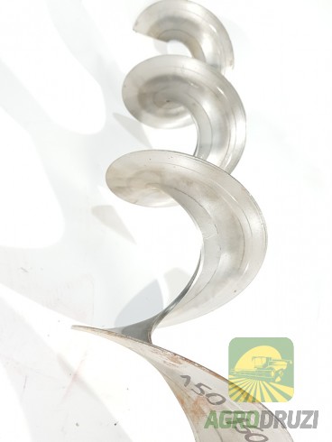 Спіраль шнека ліва (150/150/35) ціна за 1м