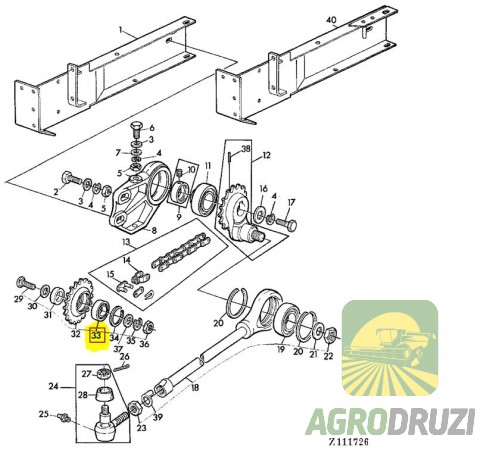 Підшипник кульковий 6003 SNR