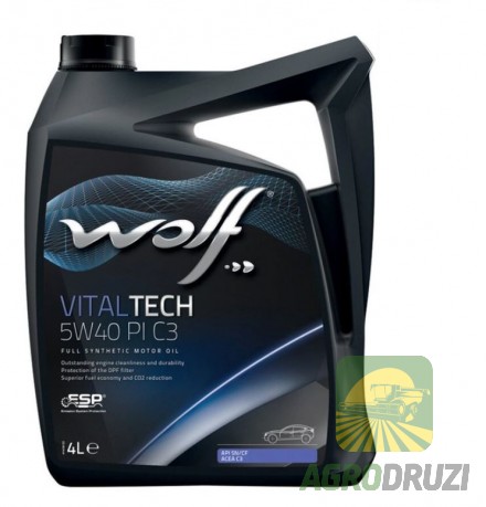 Масло Wolf 5W40 (синтетика) PI C3  4л