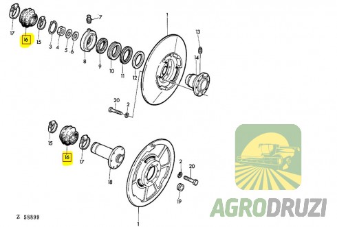 Пильник варіатора молотарки John Deere Z27776