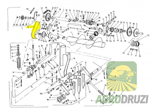 Захист бляшаний підборщика Sipma 2023-060-660