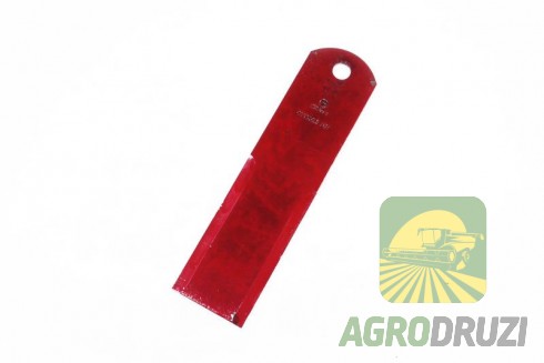 Ніж січкарні гладкий AGV отвір 12мм 060030