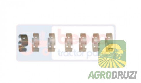 Вкладиші корінні Bepco (стандарт) John Deere двигун 6466D, 6466T AR44625(X6) + AR72998(X1)