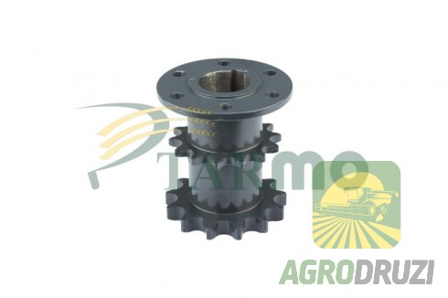 Зірочка подвійна з ступицею Z13/14 d=35mm СLAAS 673330