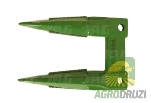 Зуб подвійний палець жатки  JD DQ11499