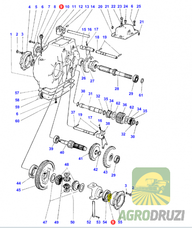 Охолоджувач масла Thermotec 2486A203 Perkins