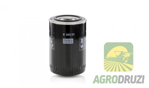 Фільтр масляний MANN W940/91 Sampo (двигун Valmet DS311) 836436346