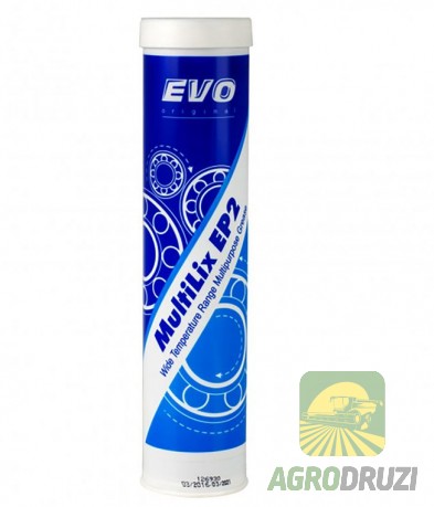 Змазка мастило для підшипників EVO MultiLix EP2 (синя) 0,4кг