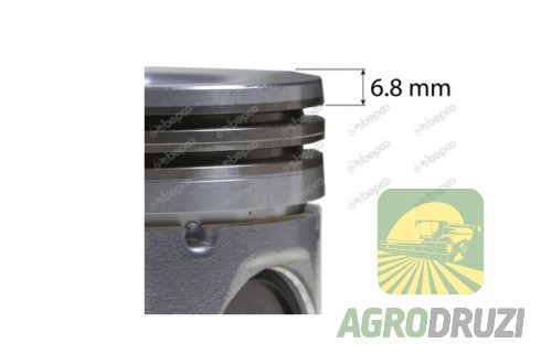 Комплект ремонту двигуна (гільза, поршень, кільця) Bepco John Deere RE60294