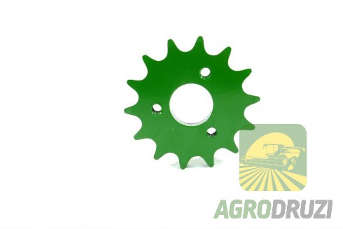 Зірочка Z14 приводу соломотрясів Tarmo на 3 отвори з різьбою Z38056
