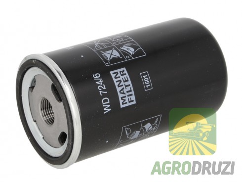 Фільтр гідравліки Mann WD724/6