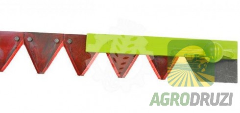 Коса 3.6m 48.5 сегмента (одинарні пальці) сегменти AGV CLAAS 610646