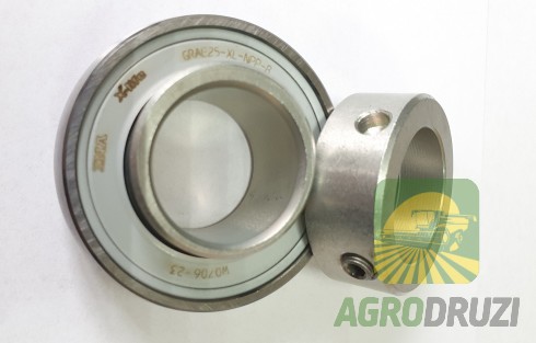 Підшипник вставний (з отворами для змащування) GRAE25NPPB INA