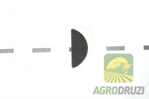 Шпонка півмісяць напівкругла 6x9x22mm