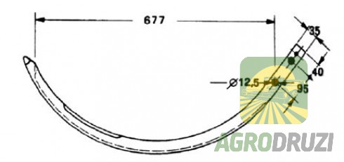 Голка прес-підбирача (JAG) CLAAS 808330