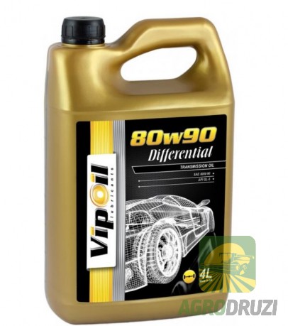 Масло трансмісійне VipOil 80W90 GL-5 4L