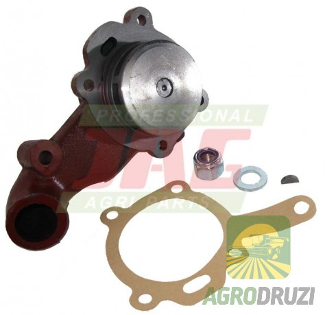 Помпа (насос) води без шківа KEBA (патрубок донизу) двигун Perkins 4.236, 4.248 3637411M91