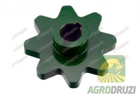 Зірочка елеватора AGV Z8 fi25 (лита, чавун) John Deere Z10997, Z10032