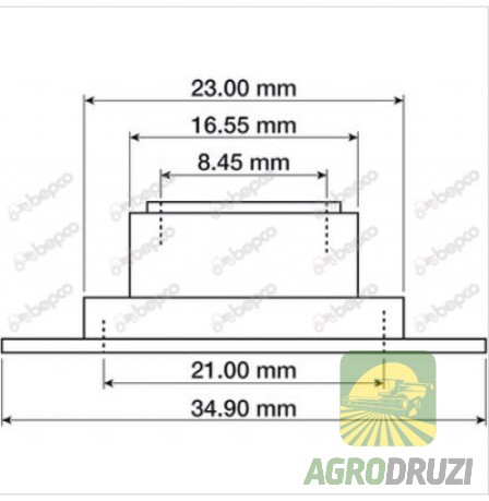 Сальник випускного клапана двигун Perkins 2418M517