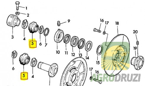 Пильник варіатора молотарки JOHN DEERE Z31034