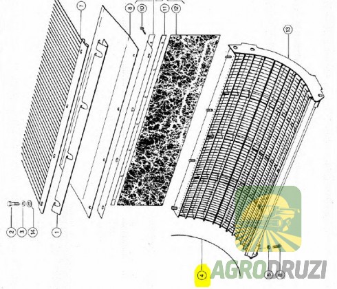 Дріт підбарабання 3x600мм