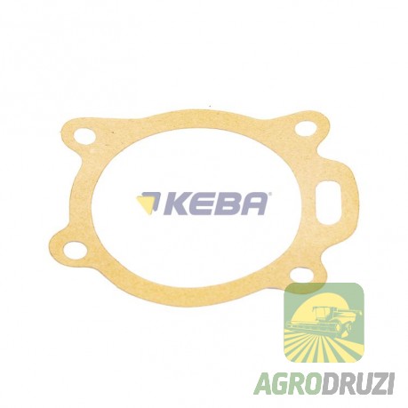 Помпа (насос) води KEBA без шківа (прямий патрубок) двигун Perkins 4.236, 4.248 3637411M91