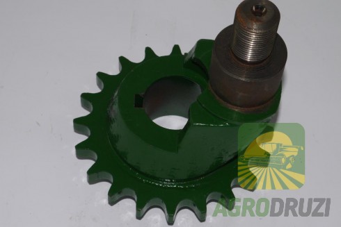 Зірочка приводу коси кривошипна конусна Z20 (з шпонкою) (конус 34-39 мм)