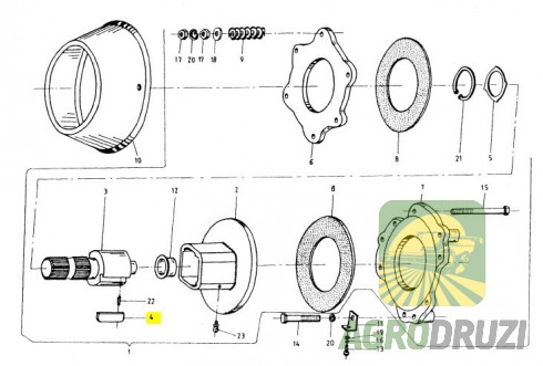Шпонка Sipma Original 5224-11-204