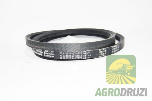 Ремінь ходовий верхній 20x2375La Continental CLAAS 750316