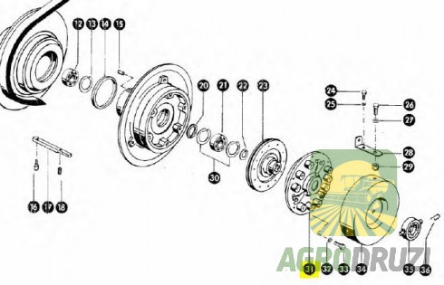 Корзина зчеплення KAWE CLAAS 751007