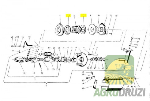 Накладка зчеплення підбирача Sipma 90x153x3mm (аналог) 2213-110-105