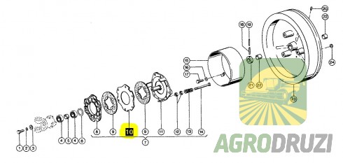 Диск ведучий CLAAS  808203