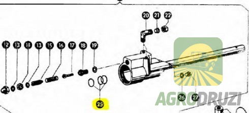 Гумове кільце 30,2x3 CLAAS 633531