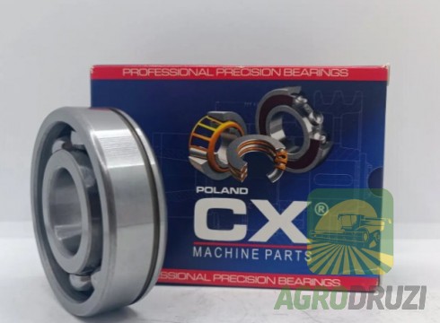 Підшипник 35x72x17mm (відкритий) з проточкою під кільце ззовні 6207N CX